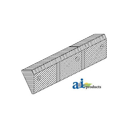 A & I Products Light Lens, Rear (RH) 3" x13" x3" A-9929835